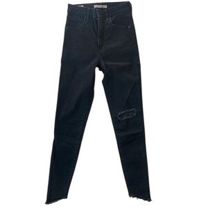 Women's Levi’s Mile High Super Skinny Black Jeans size 26